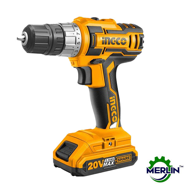 Merlin Tech LTD. INGCO 20v Li ion Cordless Drill